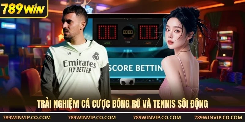 Trải nghiệm cá cược bóng rổ và tennis sôi động